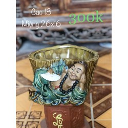 Chậu tượng Di lạc nằm