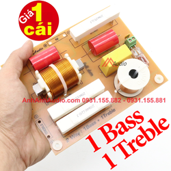 Phân tần 2 loa Bass + Treble hàng chất lượng cao