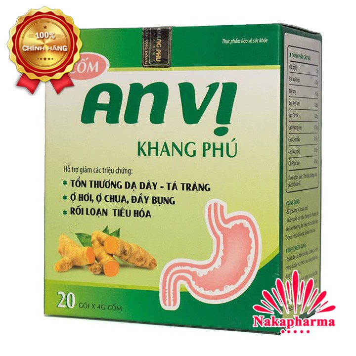 Hình ảnh Cốm An Vị Khang Phú - Ngừa viêm loét dạ dày, rối loạn tiêu hóa, đầy bụng ợ chua