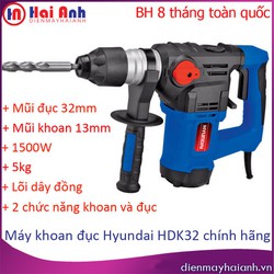 Máy khoan đục Hyundai HDK32