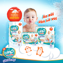 Tã Quần Bino Bao Cực Đại:M60 L54 XL48 XXL44 Mẫu mới siêu mềm siêu thấm hút Tã Quần Bino Bao Cực Đại:M60 L54 XL48 XXL44 Mẫu mới siêu mềm siêu thấm hút
