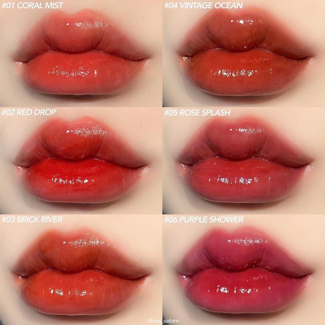 Son Môi Nước Siêu Lì Romand Glasting Water Tint