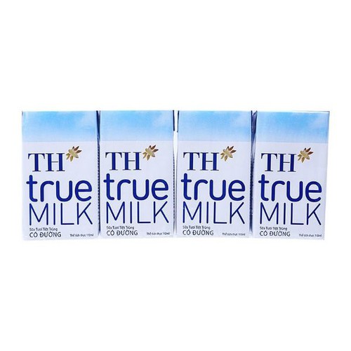 2 lốc Sữa tươi tiệt trùng TH true milk 110ml