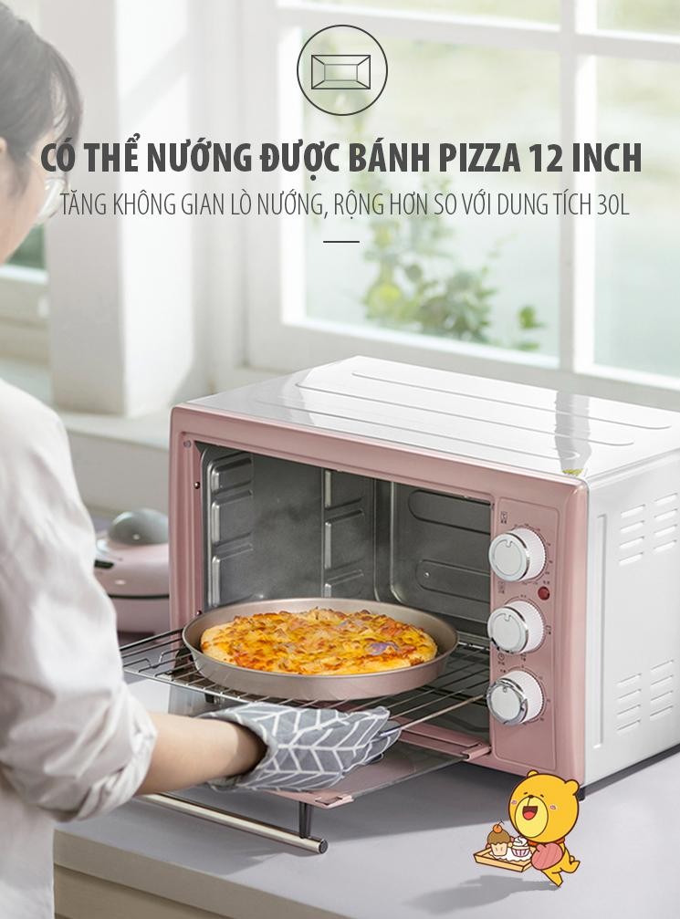 Hình ảnh Lò Nướng 30L nhà bếp Điện 220V - Dominate The Market