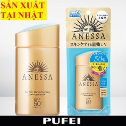 ANESSA Sữa Chống Nắng Bảo Vệ Hoàn Hảo UV, SPF 50+, PA++++ Hàng Sản Xuất Tại Nhật Xịn Sử Dụng Hàng Ngày Cho Mọi Loại Da – SCN89