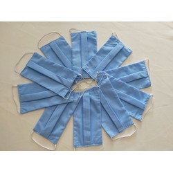 BỘ 10 CÁI KHẨU TRANG VẢI - MÀU BIỂN
