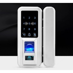 Ổ khóa thông minh 4 trong 1 vân tay, mật khẩu, thẻ từ, remote Door Clock 898F - ổ khóa 4 trong 1 - Super Market