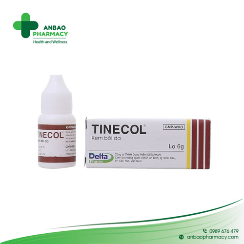 Combo 2 chai kem bôi giảm nấm ngoài da Tinecol