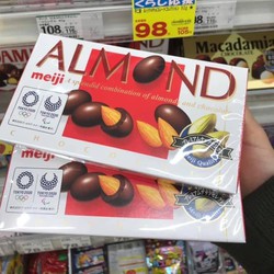 Kẹo Chocolate Meiji  Almond 88g