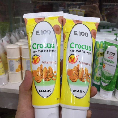 Keo mặt nạ nghệ E100 100g mặt nạ lột nhẹ NGHỆ E100