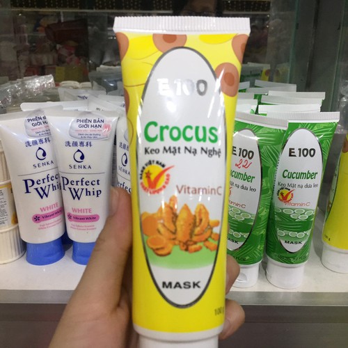 Keo mặt nạ nghệ E100 100g mặt nạ lột nhẹ NGHỆ E100