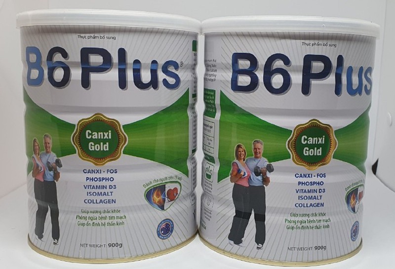 combo 2 lon sữa canxi b6 plus