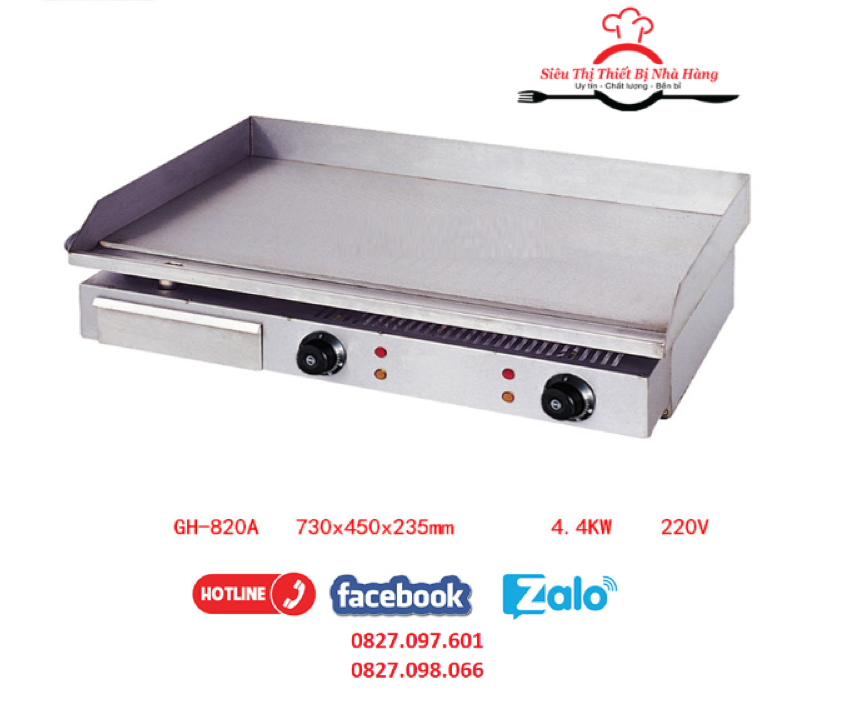 Bếp chiên phẳng gh-820