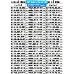 sim viettel số đẹp giá rẻ. sim so dep gia re