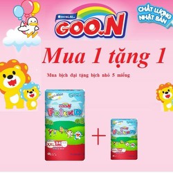 Bỉm Goon Friend quần tặng gói mini 5 miếng tặng gói mini 5 miếng