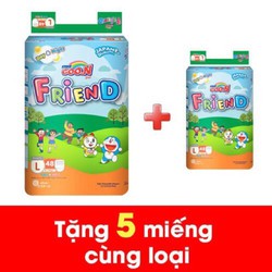 TẶNG 5 MIẾNG Tã quần Goon Friend S62+5, M58+5, L48+5, XL42+5, XXL34+5 +