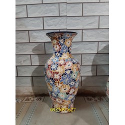 Bình gốm sứ bách hoa cao 40 cm