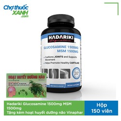 Thực phẩm chức năng Glucosamine HCl 1500mg MSM 1500mg - 100 viên