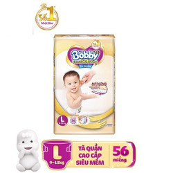 Tã Bobby Quần Cao Cấp Siêu Mềm Extra Soft Dry M64, L56, XL50, XXL46 Tã Bobby Quần Cao Cấp Siêu Mềm Extra Soft Dry M64, L56, XL50, XXL46