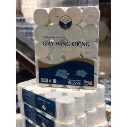 ❌❌ GIẤY_HÀNG_KHÔNG ❌❌ 1 LỐC 20_CUỘN_NHỎ KHÔNG LÕI 💲 55k 💟 Giấy sạch, không hoá chất, 3 lớp giấy, lớp ngoài có in hình cá heo xinh xắn và độc quyền của Việt Nam Arilines. 💟 – GVS.475047