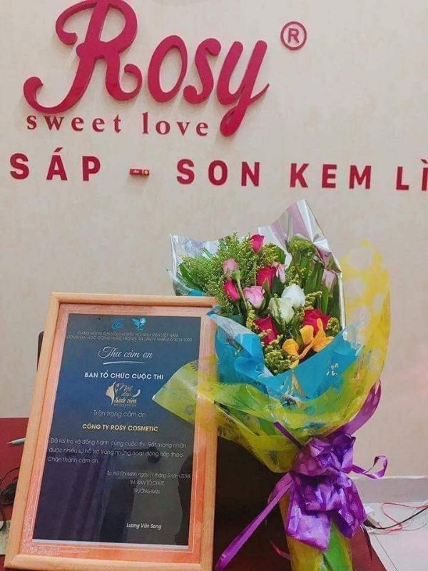 Hình ảnh Son kem Rosy cao cấp _ siêu lì không thâm môi hàng chuẩn công ty