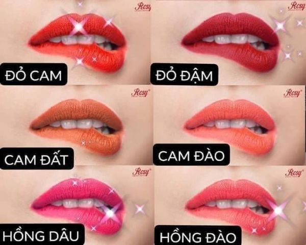 Hình ảnh Son kem ROSY cao cấp full màu chính hãng