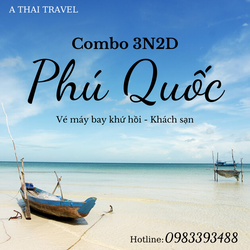 Combo Phú Quốc – 3N2Đ – Vé máy bay khứ hồi – Khách sạn Sunset Beach – COMBO-PQ-3N2D-T3-15-17