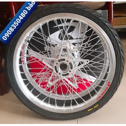 Bánh căm RAIDER SATRIA niềng nhôm RACING BOY thái full vỏ ruột CRV như hình gắn như zin – 64748