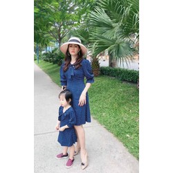 Đầm đôi mẹ và bé -Hàng thiết kế cao cấp