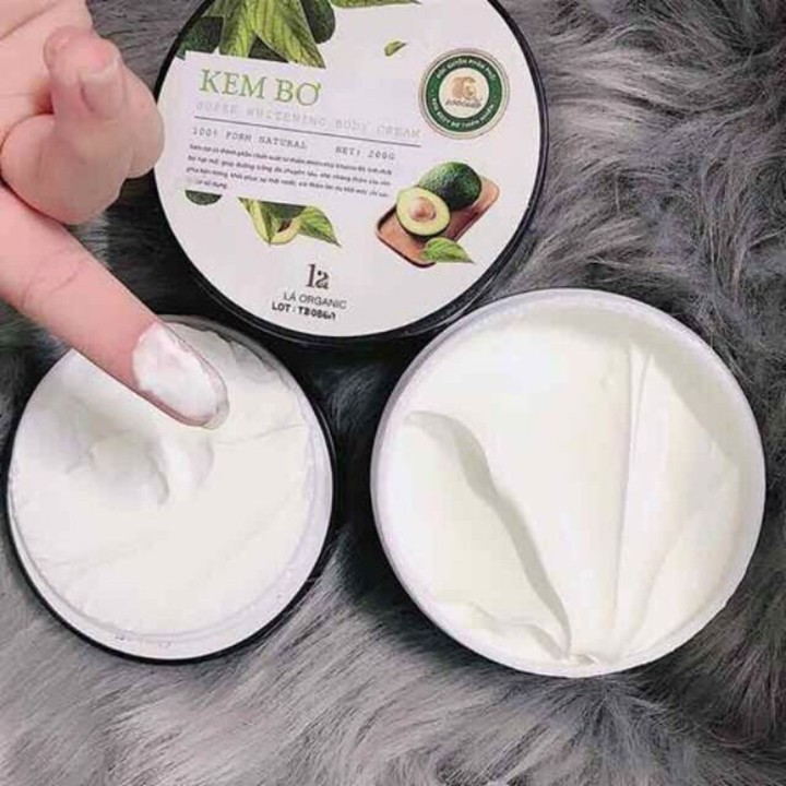 KEM DƯỠNG TRẮNG DA BODY BƠ LÁ ORGANIC - CHÍNH HÃNG