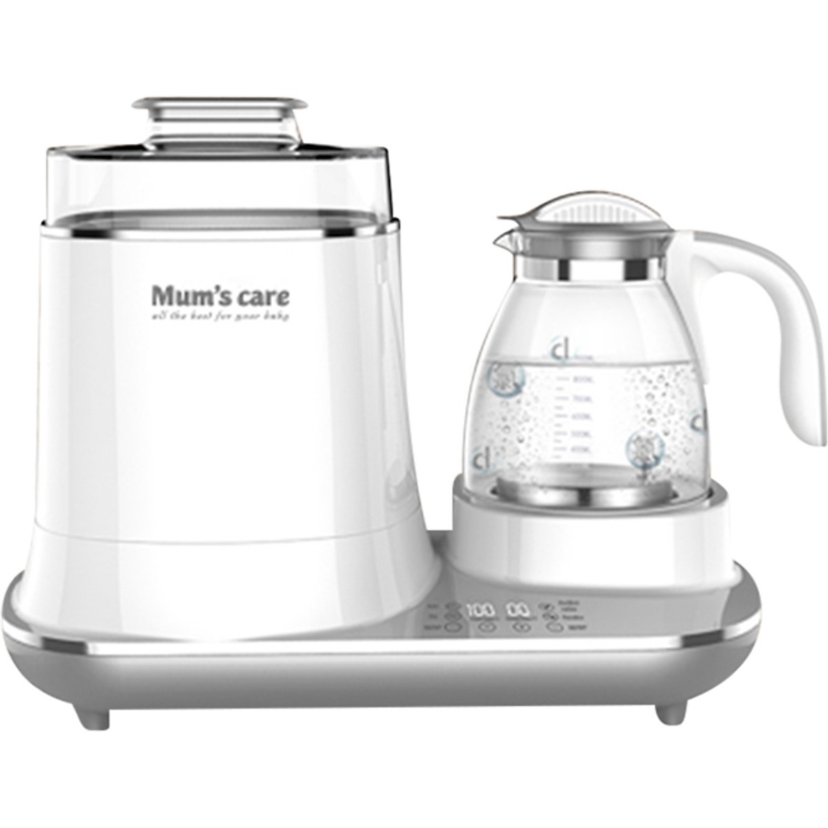 Máy Tiệt Trùng Sấy Khô - Đun Nước Siêu Tốc &amp; Hâm Nước Đa Năng Mum's Care MC- 7902 - MC-7902