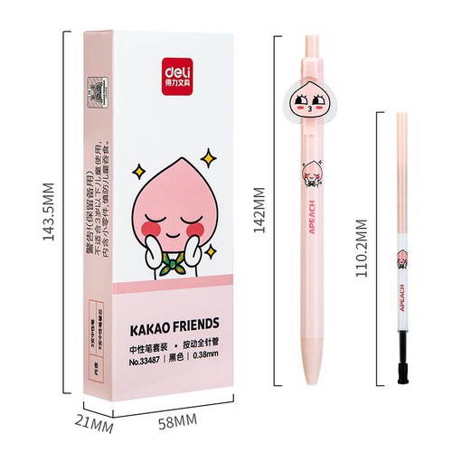 Bút bi nước 12 cung hoàng đạo kèm 20 ngòi bút