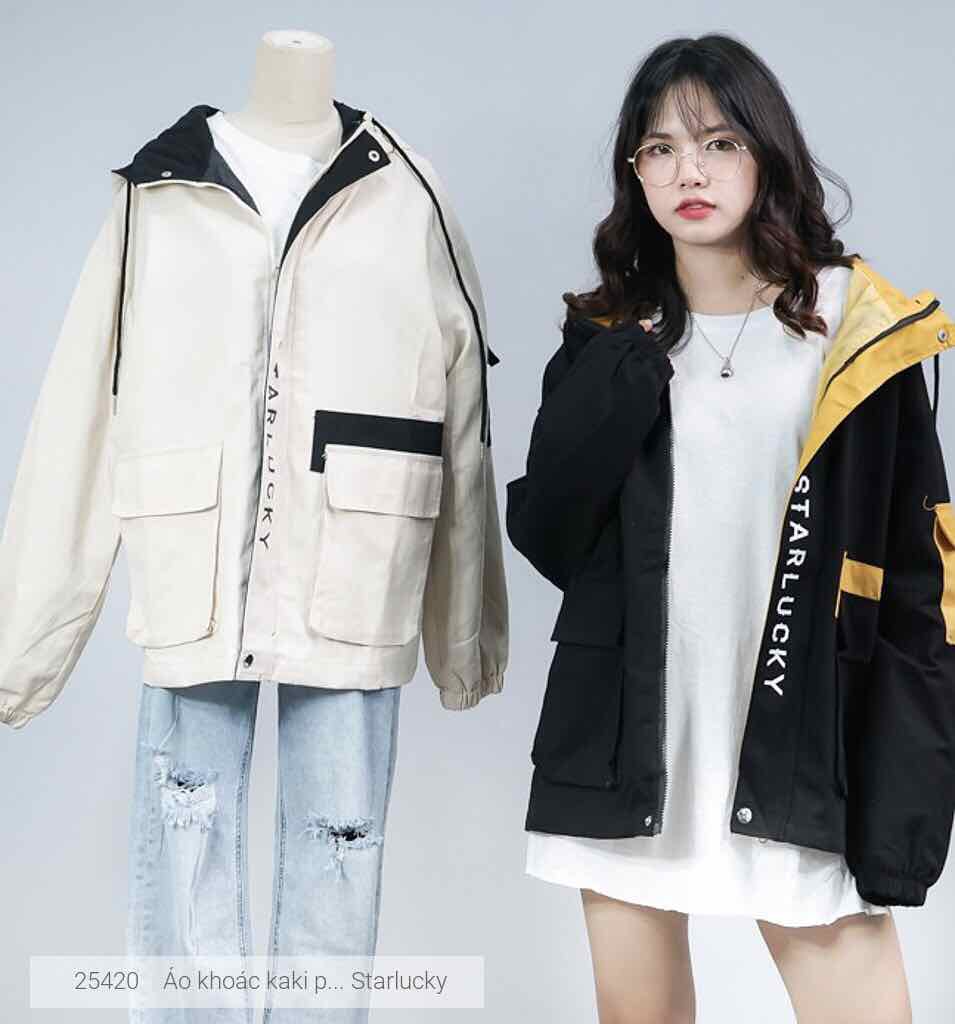 Áo khoác kaki nữ STAR – AOKKSTAR
