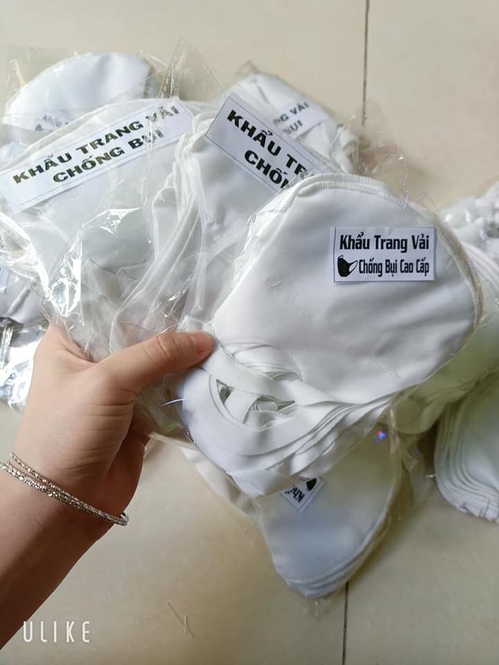 Hình ảnh KHẨU TRANG VẢI 2LỚP SET 10 CÁI 