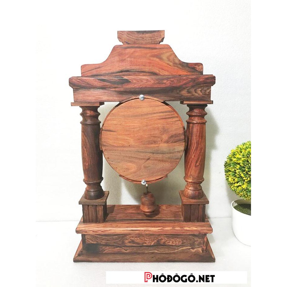 Đồng Hồ Gỗ Hương Quả Lắc Cao 50Cm - 4408717707 3