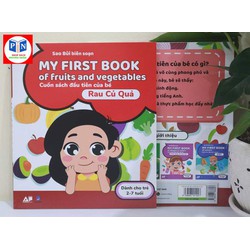 My First Book Of Fruits And Vegetables Cuốn Sách Đầu Tiên Cho Bé Chủ Đề Rau Củ Quả