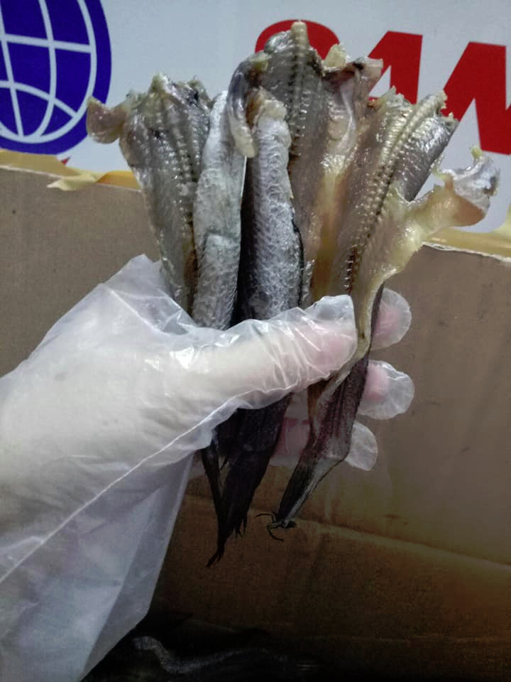 Túi 500gr Khô cá lóc cửng (Lóc đồng nguyên con)