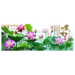 Tranh Hoa Sen Dán Tường 100