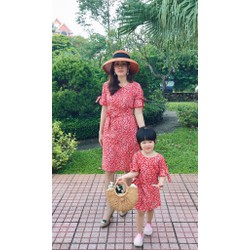 ĐẦM MẸ VÀ BÉ HOA CÚC-HÀNG THIẾT KẾ CAO CẤP
