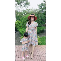 ĐẦM MẸ VÀ BÉ CAO CẤP-ĐỦ SIZE-HÌNH SHOP CHỤP THẬT