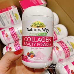 Bột Collagen làm đẹp da tóc móng Nature’s Way Super Foods Collagen Beauty Smoothie 120g Bột Collagen làm đẹp da tóc móng Nature’s Way Super Foods Collagen Beauty Smoothie 120g