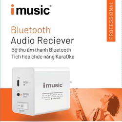 Bộ thu âm thanh Bluetooth tích hợp karaOke hiệu IMUSIC