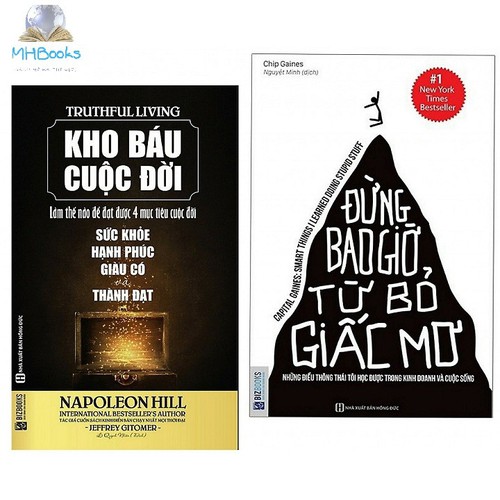 Combo Sách Kỹ Năng Sống : Kho Báu Cuộc Đời + Đừng Bao Giờ Từ Bỏ Giấc Mơ – ( 2 Cuốn Sách Có Thể Làm Thay Đổi Cuộc Đời Bạn) – TẶNG KÈM BOOKMARK