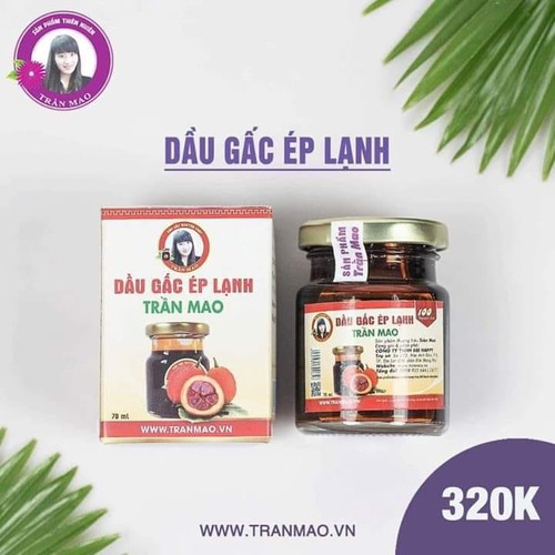 DẦU GẤC ÉP LẠNH TRẦN MAO