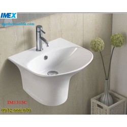 Lavabo treo tường liền khối Imex IM1315C