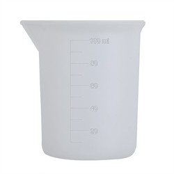 Cốc đong 100ml bằng nhựa silicon dùng trong làm resin, làm bánh – CĐ1