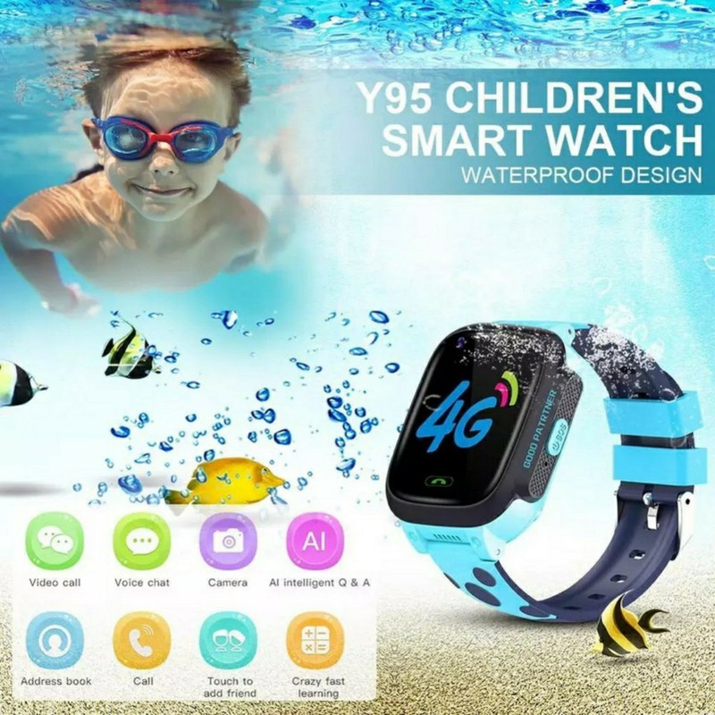 Đồng hồ định vị trẻ em GPS Wifi chống nước cao cấp pin lâu Y92 - Y92 11