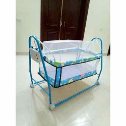 Nôi võng xếp tự động thành hưng cao cấp cho bé có võng tặng màn chống muỗi