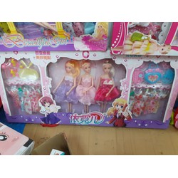 Hộp búp bê barbie to đại 80cm kèm nhiều phụ kiện – Hộp búp bê barbie dài 60cm