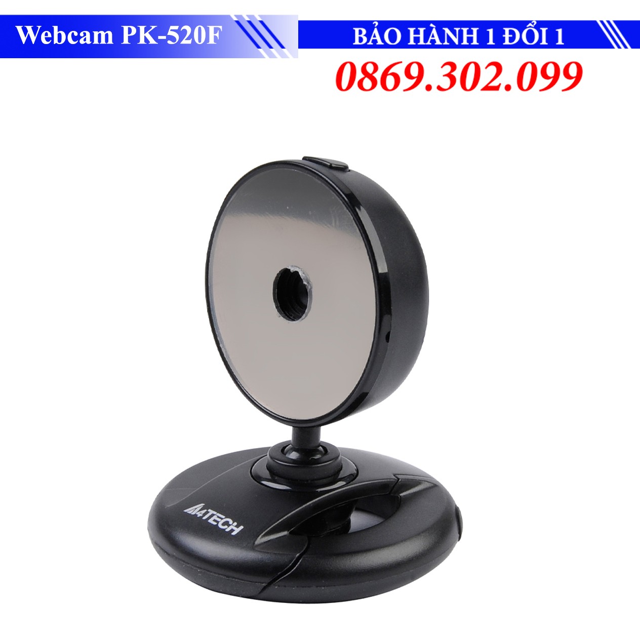 Hình ảnh WEBCAM MÁY TÍNH, PC, LAPTOP A4TECH PK-520F